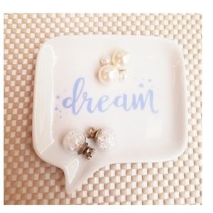 "Dream" jewelry vanity trinket tray